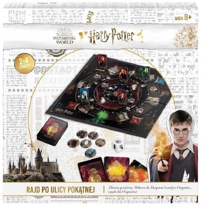 Gra planszowa Harry Potter Rajd po Ulicy Pokątnej