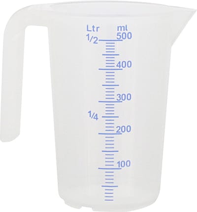 Schneider - Maatbeker - Polypropyleen - tot 95℃ - schenktuit - open handvat