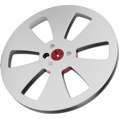 14 7 Inch Lege Bandspoel Aluminiumlegering Opname Opwindspoel met 6 Gaten voor Reel to Reel Tape zilver
