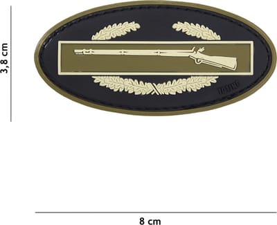 101 Inc Embleem 3D Pvc Infantry Coyote  17038