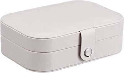EHH BEAUTY - Wit SIeraden opbergdoos - Opbergbox sieraden - Reis case - jewelry box -Reissieradenkoffer-Sieradenopslag-Cadeau voor meisjes Vrouwen Moeder Dochter