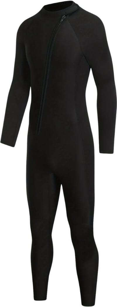Livano Wetsuit Heren - Swimsuit - Shorty - Surfpak - Duikpak - Lange Mouw - Zwemsuit - Zwart - XL
