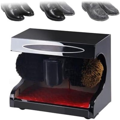 Elektrische Schoenpoetsmachine - Automatische poetser - Schoenen Onderhouden - Automatische Sensor - 100W Motor - Zwart