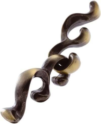 Metalen Puzzel - Hersenkraker - Geest Trainen - Barok Stijl - Half Formaat - Brons