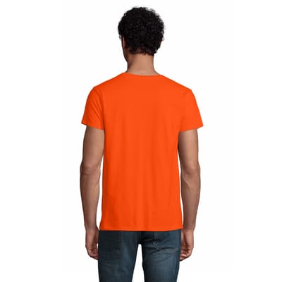 SOLS Heren Pioneer Biologisch Katoenen T-Shirt (Oranje)