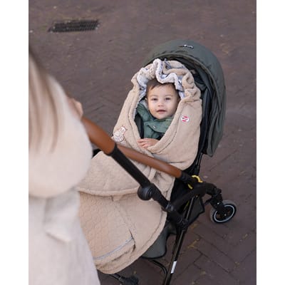 Lodger - Goedkope voetenzak buggy - Universeel - Waterafstotend - Creme - 6-36M