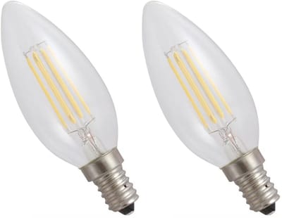 Spectrum LED Lamp E14 4W 230V - 460 Lumen - 4000K Neutraal wit - Natuurlijk licht - Energiezuinig - 2 stuks