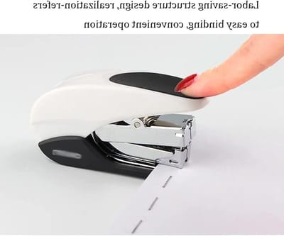 Bureau Nietmachine - Handig Bindapparaat - Documenten Ordenen - Eén Vinger Bediening - 20 Vel Capaciteit - Willekeurige Kleur