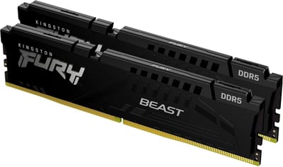 Kingston FURY Beast Black EXPO KF560C36BBEK2-64 - RAM-geheugen - DDR5 - 64GB - 6000 MHz - DIMM - CL36 - 2 x 32 GB