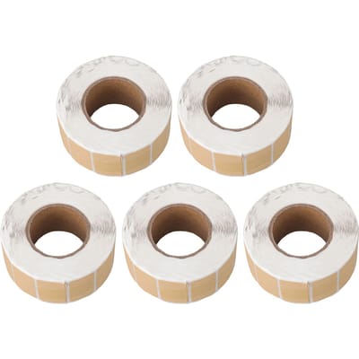 4000 stuks Kraft Bruine Labels Schrijfbaar Vintage Blanco Zelfklevende Stickers voor Weckpotten Flessen Cadeauverpakking Voedsel white