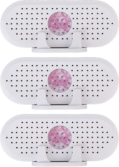 Mini Ontvochtiger - Luchtdroger - Vocht Bestrijden - USB Oplaadbaar - 3 Stuks - Wit