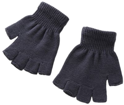Go Go Gadget - Vingerloze handschoenen - Kort - One Size - 1 paar - Antraciet