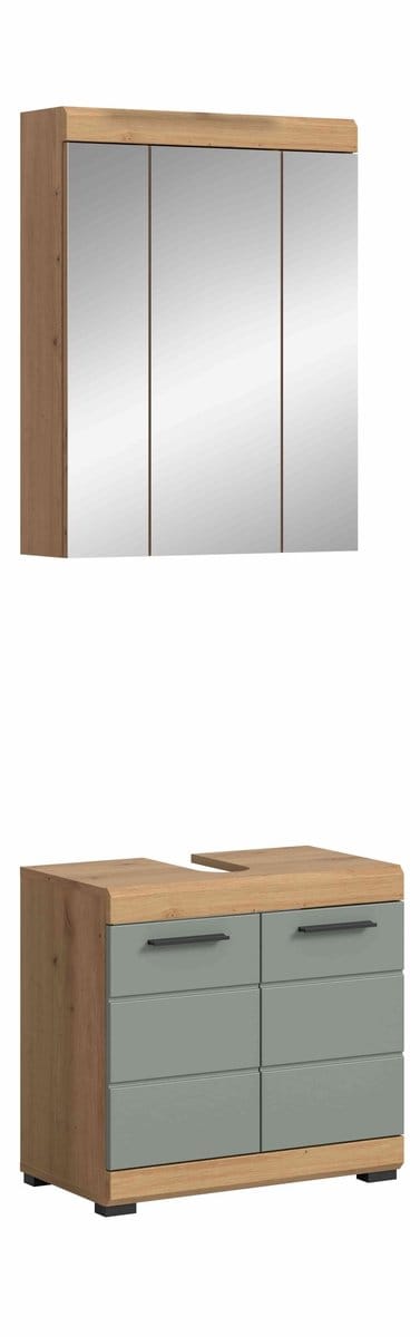 Scout badkamercombinatie salie MDF TZ Artisan eiken NB - 34x60x191cm