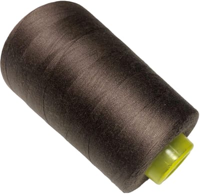 2 Naaigarenspoelen (4500 meter/rol), Polyestergaren met hoge weerstand, Draadspoelen voor naaiwerk,(2 stuks, bruin 303-5000Y)