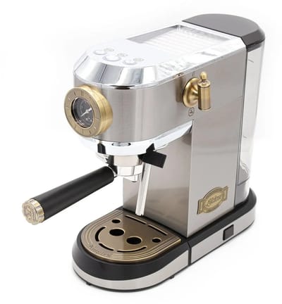 Koffiezetapparaat - espressomachine - Kaiser - KA 2001 R Empire - espressomachine met portafilter - 19 bar - roestvrij staal