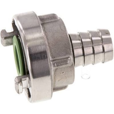 25-D (31 mm) RVS Storz-koppeling 19 mm Slangpilaar Draaibaar voor PVC slang