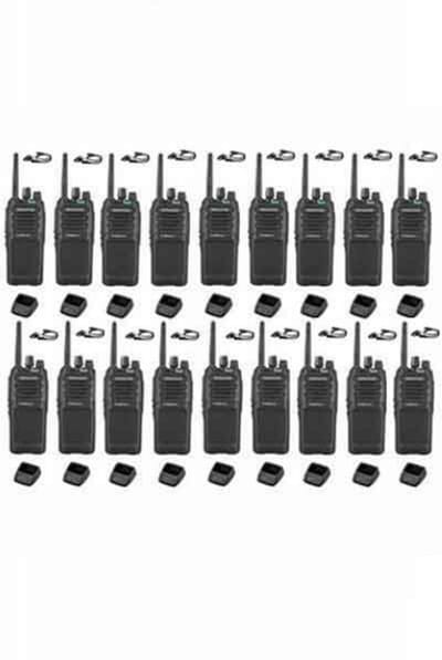 Set van 18 Kenwood TK-3701D met d-shape oortje en tafellader