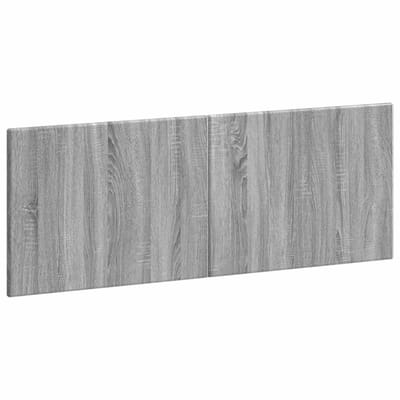 vidaXL - Wandgemonteerd - Hoofdbord - BREDA - Grijs - Sonoma - Bewerkt - hout