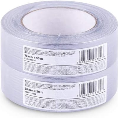 Thuys – Gaffa – Tape Set Van 3 – Zilvergrijze Pantsertape – Voor Afdichten En Bundelen – 38MM x 50M