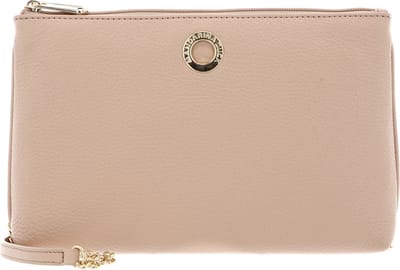 MANDARINA DUCK Leren Schoudertas Mellow Leather Crossover Bag Lamb's Wool Zalmroze