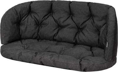 Tuinkussen voor Rotanstoelen en Banken - 106 x 50 cm - Zwart