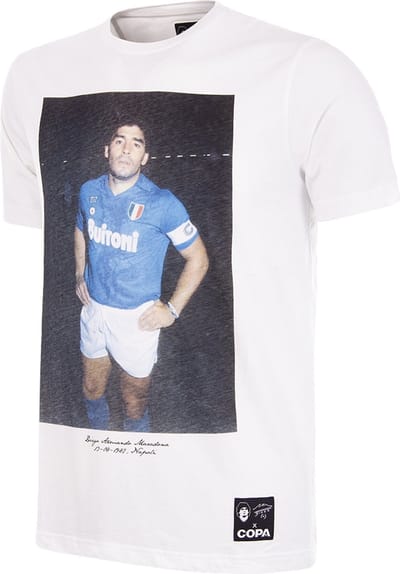 COPA Football - Maradona x COPA Napoli Thuis - T-Shirt - Heren - XS - Wit
