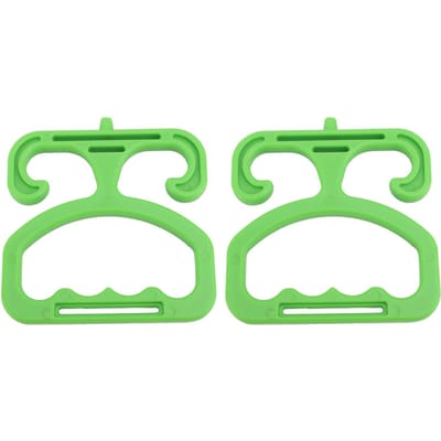 2 Stuks Boodschappentas Drager Arbeidsbesparend Zware Uitvoering Boodschappentas Handgreep Houder green