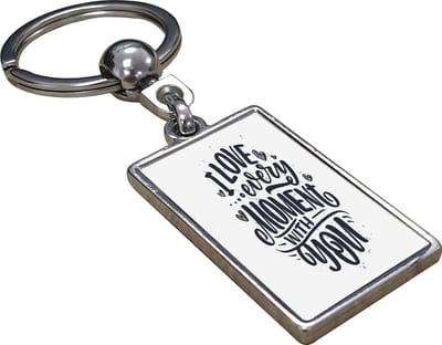 I Love Every Moment With You - Sleutelhanger - Cadeau - Verjaardag - Kerst - Kado - Valentijn - Moederdag - Moederdag cadeautje - Moederdag cadeau voor mama