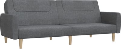 Slaapbank - Uitklapbaar - Slaapstoel - Logeerbed - Zetelbed - Slaapfauteuil - Vouwbed - 1 persoons - Zeer comfortabel - Lichtgrijs