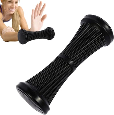 Voetmassage apparaat - Voetmassage roller - Voetroller - Circulatiebevorderende voetmassage - Spierherstel en ontspanning - Voetmassager voor thuis, in de sportschool en tijdens het sporten - Zwart