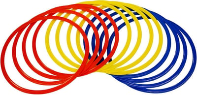 Agility Trainingsset met 12 Hoepels voor Snelheid en Coördinatieoefeningen