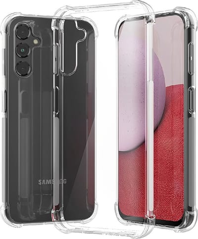 Siliconen Antishock hoesje geschikt voor Samsung Galaxy S23 | Bumpercase Back Cover | TPU Case Backcover Beschermhoes | Transparant