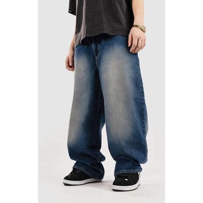 Empyre Sk8 Ultra Wide Jeans blauw