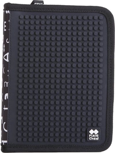 Pixie Crew Etui Met Siliconen Zijkant En Pixels Zwart 19 Cm