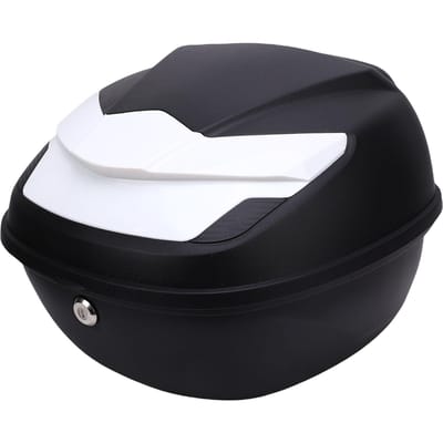 39L Motorfiets Topkoffer Waterdichte Bagageopslag Koffer Achterbak met 2 Sleutels Universeel voor Scooter black