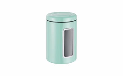 Voorraadpotje Classic Line wesco - Voorraadbus - Voorraadpot - Koffiecups - Suiker - Kruiden - opbergen - Met Kijkvenster - Luchtdicht - WESCO® -Munt Licht groen