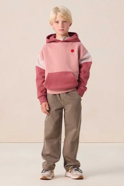 Sissy-Boy - Roze colourblock hoodie