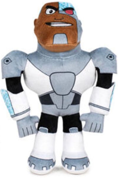 Cyborg - Teen Titans Go! Pluche Knuffel 32 cm - Speelgoed Superheld Knuffels voor Kinderen Jongens Meisjes - DC Comics Marvel Plush Toy - Superman Batman Iron Man Spiderman Hulk Thor Deadpool
