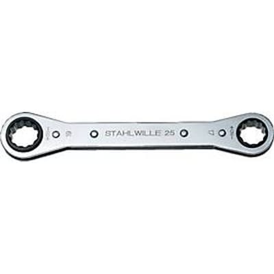 Stahlwille 41130708 25 7 X 8 RATSCHENRINGSCHLUESSEL Dubbele ringsleutelratelset Sleutelbreedte (metrisch) 7 - 8 mm