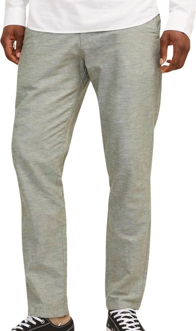 Jack & Jones Jpstace jjsummer linen blend pant s olijf