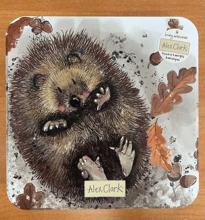Alex Clark Wildlife Notecard Tin ~ Kaarten in blik afbeelding Herfstdieren