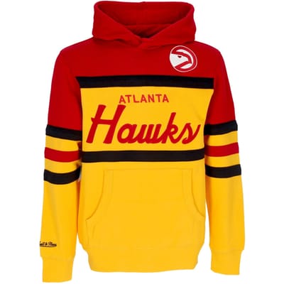 Herenhoodie Nba Head Coach-hoodie Atlhaw Originele teamkleuren