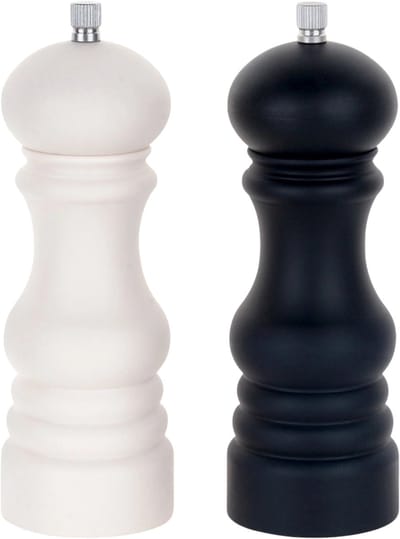 Excellent Houseware Serie - Pepermolen en Zoutmolen - 17,5 cm - Handmatig - Set van 2
