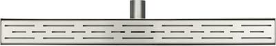 Wiesbaden RVS douchegoot - Met RVS sifon + filter - 70 x 7 cm