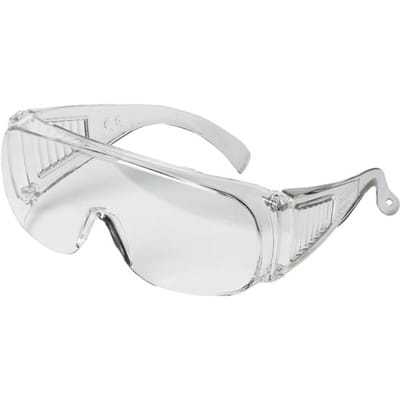 3M Bezoekersbril, EN 166:2001, UVA/UVB/UVC-bestendig, zijdelingse bescherming, polycarbonaat lens, helder