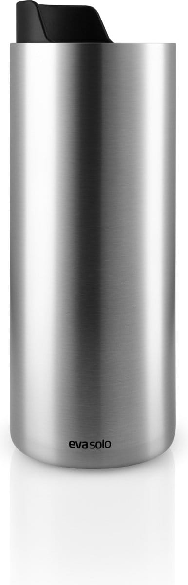 Eva Solo - Drinkbeker Urban Thermos 350 ml Black - Zwart - Gerecycled Roestvast Staal - Kunststof