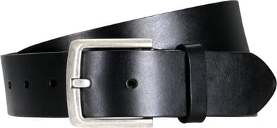 LINDENMANN leren heren riem - zwart