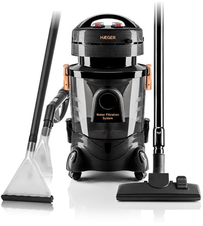 Haeger Aquaclean Pro - Tapijtreiniger - Stoomreiniger - Carpet Cleaner Apparaat - 1200W