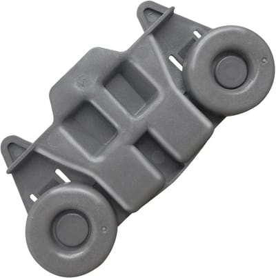 Vaatwasserrek Wielen - Onderste Rek Onderdelen - Soepel Rollen - Eenvoudig te Installeren - 3x4x3 cm