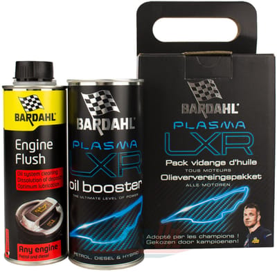 Bardahl LXR Plasma Oil Booster + Bardahl Motorspoeling - PROMOBOX